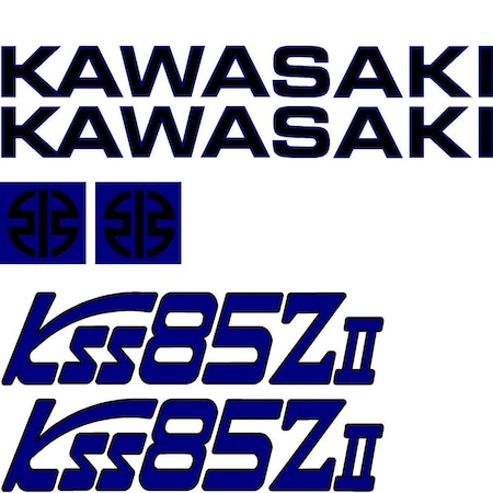 Aftermarket New Fits kawasaki Wheel Loader 85ZII Decal Set KAW85ZIIDECALSET